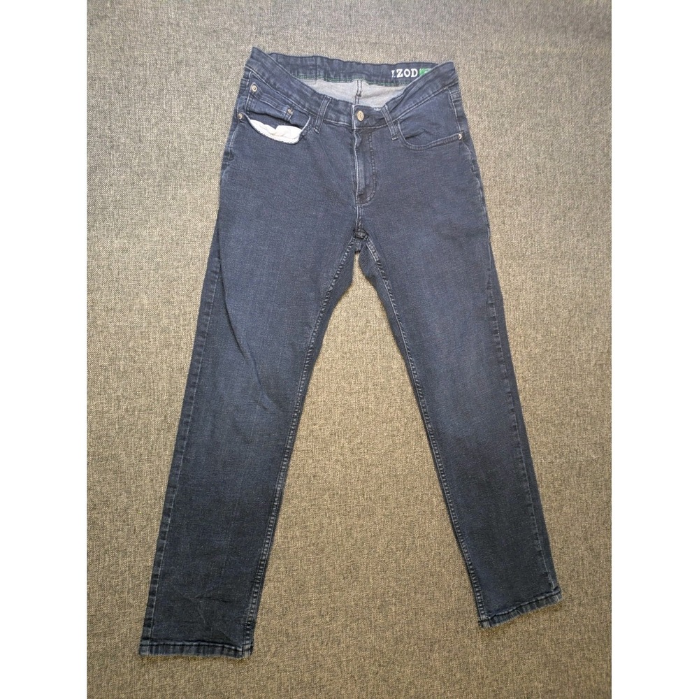 IZOD Mens Straight Fit Jeans‎ Medium Wash 30x30